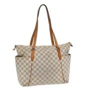 Louis Vuitton Vintage Pre-owned Canvas louis-vuitton-vskor White, Dam