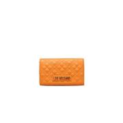 Love Moschino Orange Crossbody Väska med Logotyp Orange, Dam