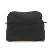 Hermès Vintage Pre-owned Bomull kuvertvskor Black, Dam