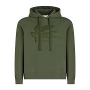 Etro Stilren Sweatshirt för Män Green, Herr