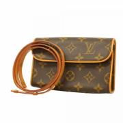 Louis Vuitton Vintage Pre-owned Tyg louis-vuitton-vskor Brown, Dam