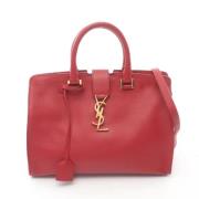 Yves Saint Laurent Vintage Pre-owned Laeder handvskor Red, Dam