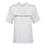 Victoria Beckham Stilren Slogan T-shirt White, Dam