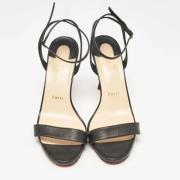 Christian Louboutin Pre-owned Pre-owned Laeder sandaler Black, Dam