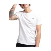 Superdry Kortärmad T-shirt Opticoptic Bomull White, Herr