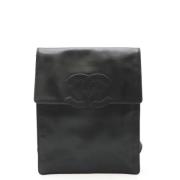 Chanel Vintage Pre-owned Laeder ryggsckar Black, Dam