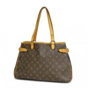 Louis Vuitton Vintage Pre-owned Tyg louis-vuitton-vskor Brown, Dam