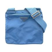 Prada Vintage Pre-owned Canvas prada-vskor Blue, Dam