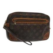 Louis Vuitton Vintage Pre-owned Canvas kuvertvskor Brown, Dam