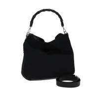 Gucci Vintage Pre-owned Nylon gucci-vskor Black, Dam