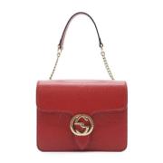 Gucci Vintage Pre-owned Laeder axelremsvskor Red, Dam