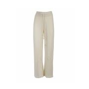 Ermanno Scervino Stiliga Pantalone för en Modern Look Beige, Dam