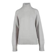 Max Mara Ull Cashmere Stickad Tröja Gray, Dam