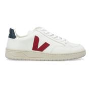 Veja Lädersneakers Rött Logotyp White, Herr