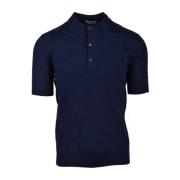 Ballantyne Polo Shirts Blue, Herr