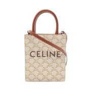 Celine Vintage Pre-owned Canvas celine-vskor Beige, Dam