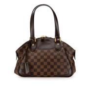 Louis Vuitton Vintage Pre-owned Canvas handvskor Brown, Dam