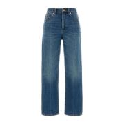 Tory Burch Klassiska Denim Jeans för vardagsbruk Blue, Dam