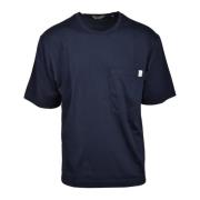 Corneliani Bomull T-shirt Blue, Herr