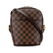 Louis Vuitton Vintage Pre-owned Plast axelremsvskor Brown, Dam