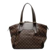 Louis Vuitton Vintage Pre-owned Canvas handvskor Brown, Dam