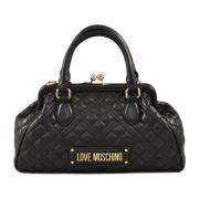 Love Moschino Stilren PU Axelväska Black, Dam