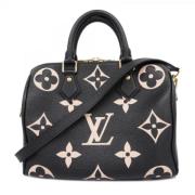 Louis Vuitton Vintage Pre-owned Tyg louis-vuitton-vskor Black, Dam