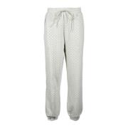 Patrizia Pepe Bekväma Stiliga Dam Sweatpants Gray, Dam