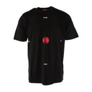 Diesel Svart Bomull T-shirt för Herrar Black, Herr