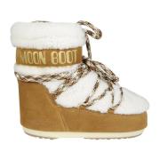 Moon Boot Shearling Vinterstövlar Multicolor, Dam