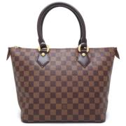 Louis Vuitton Vintage Pre-owned Canvas axelremsvskor Brown, Dam