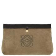 Loewe Pre-owned Pre-owned Mocka kuvertvskor Beige, Dam