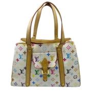 Louis Vuitton Vintage Pre-owned Canvas handvskor White, Dam