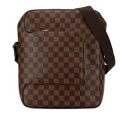 Louis Vuitton Vintage Pre-owned Canvas crossbodyvskor Brown, Dam