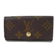 Louis Vuitton Vintage Pre-owned Canvas nyckelhllare Brown, Dam