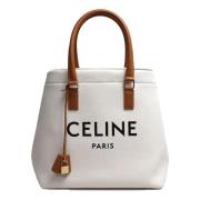 Celine Vintage Pre-owned Canvas celine-vskor Beige, Dam