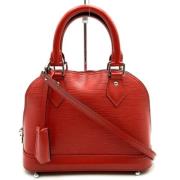 Louis Vuitton Vintage Pre-owned Laeder handvskor Red, Dam