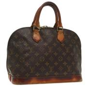 Louis Vuitton Vintage Pre-owned Canvas handvskor Brown, Dam