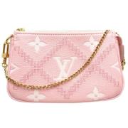 Louis Vuitton Vintage Pre-owned Canvas kuvertvskor Pink, Dam