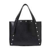 Stella McCartney Studs Large Tote Bag Black, Dam