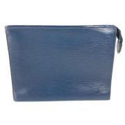 Louis Vuitton Vintage Pre-owned Tyg louis-vuitton-vskor Blue, Dam