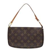 Louis Vuitton Vintage Pre-owned Canvas kuvertvskor Brown, Dam