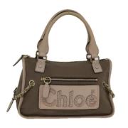 Chloé Pre-owned Pre-owned Canvas handvskor Brown, Dam