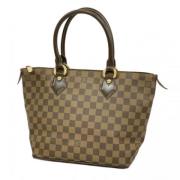 Louis Vuitton Vintage Pre-owned Tyg louis-vuitton-vskor Brown, Dam