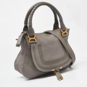 Chloé Pre-owned Pre-owned Laeder handvskor Gray, Dam