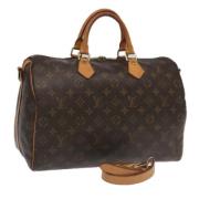 Louis Vuitton Vintage Pre-owned Canvas louis-vuitton-vskor Brown, Dam