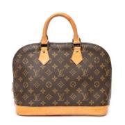 Louis Vuitton Vintage Pre-owned Canvas handvskor Brown, Dam