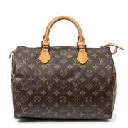 Louis Vuitton Vintage Pre-owned Canvas handvskor Brown, Dam