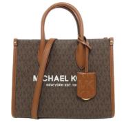 Michael Kors Pre-owned Pre-owned Canvas handvskor Brown, Dam