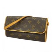 Louis Vuitton Vintage Pre-owned Tyg louis-vuitton-vskor Brown, Dam